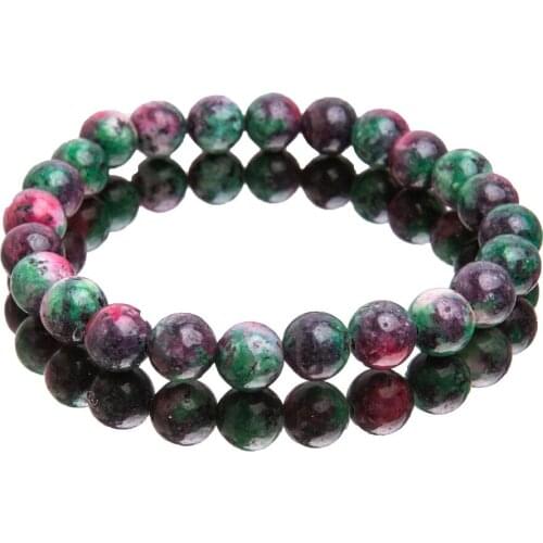 Bracelet 7 chakras nine planets lave stone bracelet Milky Way Guardian star natural stone bracelet yoga 24pcs/lot