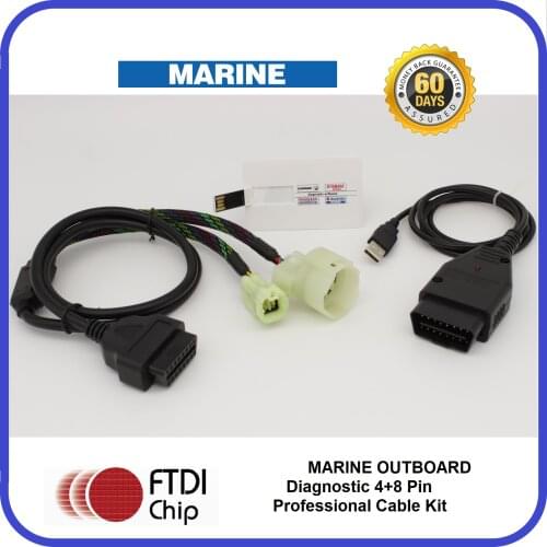 For SUZUKI MARINE Outboard Professional Diagnostic CABLE KIT AND SOFTWARE SDS 8.40