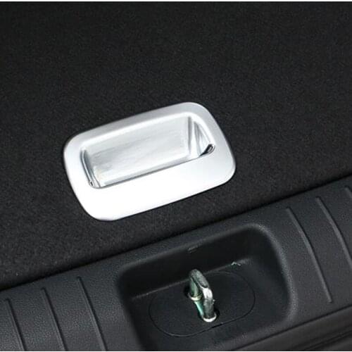 For Kia Sportage KX5 KX 5 QL 2016 2017 Car Chrome Rear Door Handle Bowl Cover Trim Trunk Handles Sticker Parts
