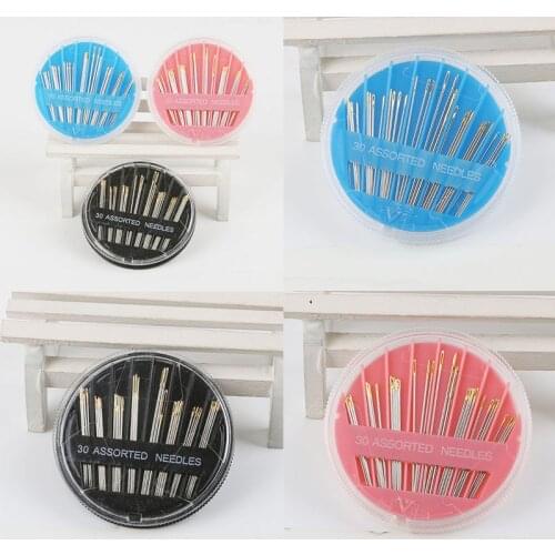 30PCS/Lot Multi-size Side Opening Needles Blind Needle Hot Sale Sewing Stainless Steel High Quality Sewing Needle Darning DIY