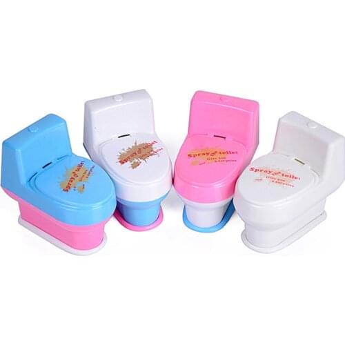 Squirt Toilet Toy Vivid Poop Funny Trick Prop Lifting Seat to Spray Water April Fools Day Kid Adult Fidget Toys Antipress Pop