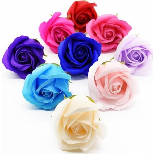 5 Pieces Artificial flower Wedding Home decoration accessories Soap flower Bonsai Photo props Gifts Candy box Garlands Christmas