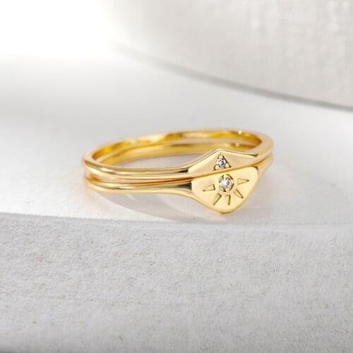 Sun Rings For Women Stainless Steel Couple Ring Goth Female Vintage Romantic Aesthetic Jewelry Best Friends Gift collares mujer