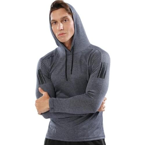 Fashion Men Hoodies Thin Elastic Long Sleeve Drawstring Hoodie Sports Gym Workout Sweatshirt Mens Clothing жилетка мужская 2021