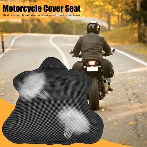 HOT SALE 3D Motorcycle Seat Seat Cushion Nonslip Cooling Down Seat Motorcycle Cafe Racer Seat Asiento Moto For Harley Davidsion