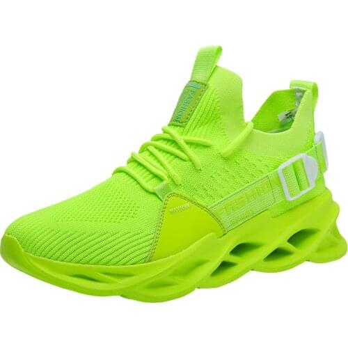 New Arrival Men Running Sports Shoes Mesh Breathable Big Size Sneakers High Quality Fashion Couple Shoes
