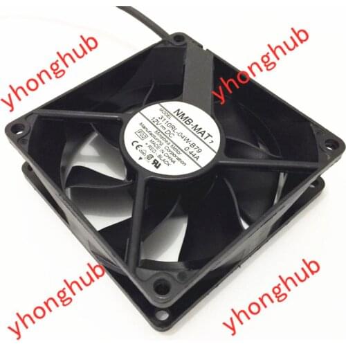 NMB-MAT 3110RL-04W-B79 F02 DC 12V 0.44A 80X80X25mm 3-Wire Server Cooling Fan