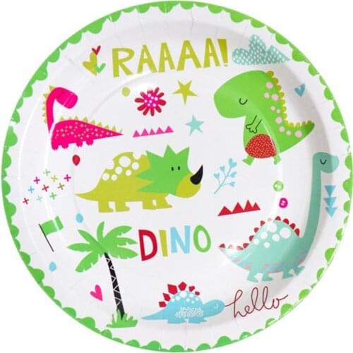 Dinosaur Party Disposable Tableware Birthday Dino Jungle Party Decorations Kids Party Favours Gifts Jungle Party Supplies Boys