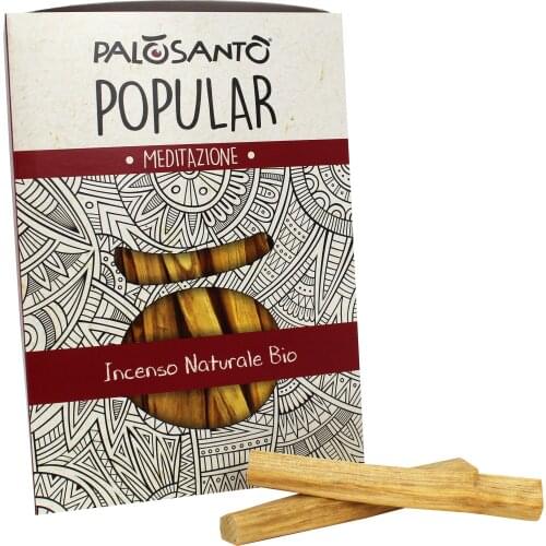 Palo Santo Sticks - Natural Incense Stick for Cleansing, Meditation and Stress Relief - PALOSANTO Popular Suyo - 9 Sticks - Palo Santo Wood Wild Harvested & Sustainably Sourced in Perù