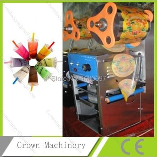 Bubble tea cup full automatic stainless steel sealing machine