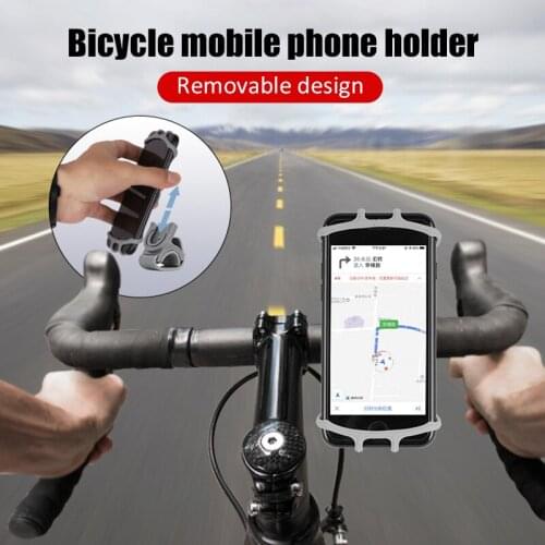 Bicycle Mobile Phone Holder Universal Motorcycle Mobile Phone Holder Bicycle Handlebar Clip Bracket GPS Mounting Bracket