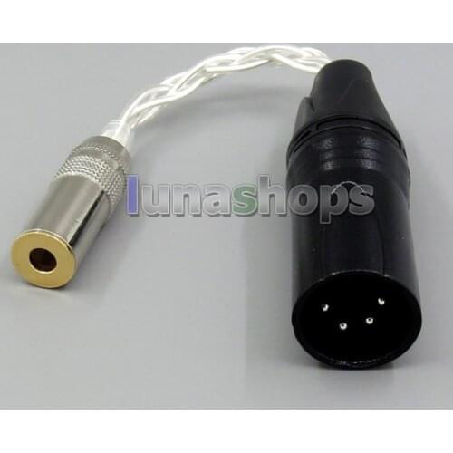 LN006061 Shielding 4pin xlr Male to 4.4mm female audio adapter Converter cable for Sony PHA-2a TA-ZH1ES NW-WM1Z NW-WM1a