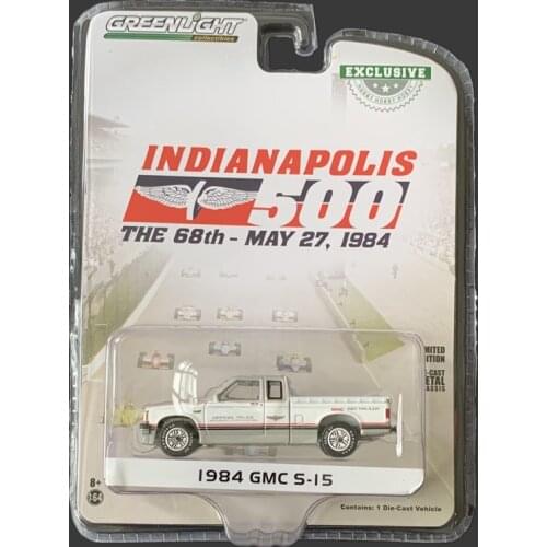 Green light 1:64 1984 GMC S-15 Diecast Collection of Die-casting Simulation Alloy Model Car Children Toys