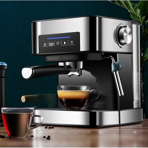 1350W/20Bar/1.6L Italian Coffee Machine Electric Semi-automatic Coffee Maker High Pressure Extraction/Double Temperature Control