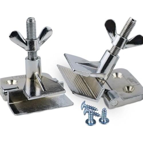 2PCS Silk Screen Printing Metal Frame Butterfly Hinge Clamp DIY Hobby Screen Painting Fixing Hinge Clamp Hardware Clip Tools