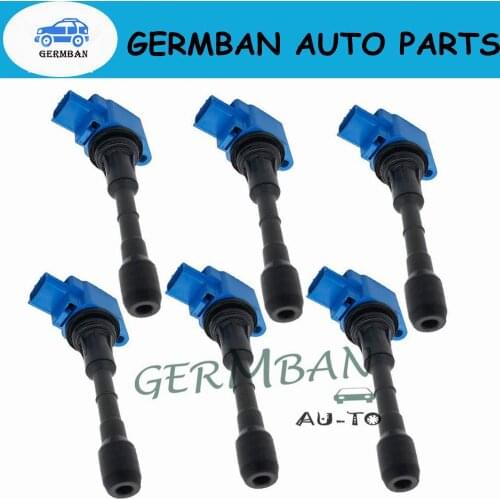6Pcs 22448-EY00A Ignition Coils For Nissan 370Z 1999-2019 Infiniti FX35 09-12 M37 M56 11-13 3.7L AIC-2809B GN10430, UF617