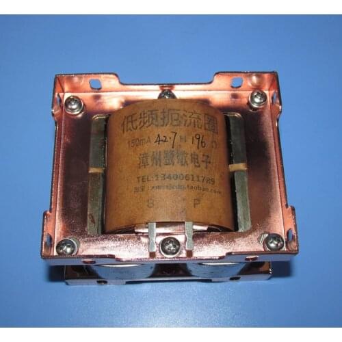 Amorphous 4C core 42H 150mA196 ohm tube bile with low frequency choke, size 82*65*100mm