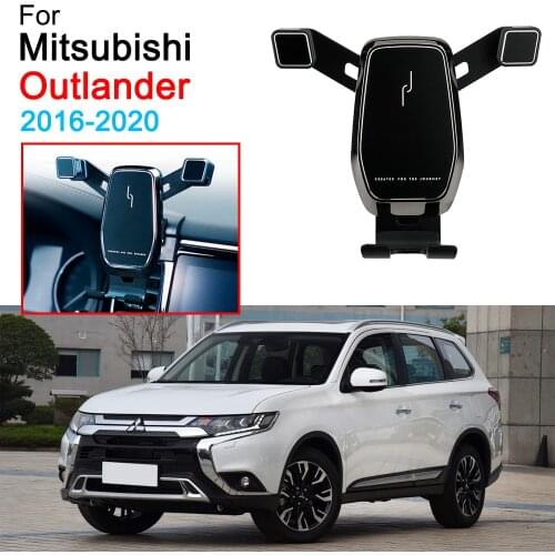 Car Phone Holder Air Vent Mount Clip Clamp Mobile Phone Holder for Mitsubishi Outlander Accessories 2016-2020