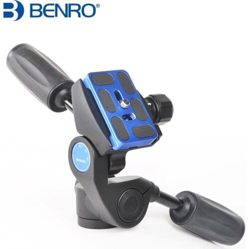 Benro Three dimensional Head HD1A HD2A HD3A Aluminium With PU60 QR Plate Heads For Tripod Max Loading 5kg 8kg 12kg