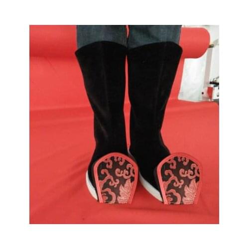 Ancient chinese boots han dynasty boots chinese ancient boots vintage boots performance shoes sun wukong cosplay shoes