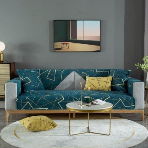 Fashion Soft Chenille Jacquard Sofa Cover Four Season Universal Sectional Sofa Towel Anti-slip Slipcover Sofa Cover L Shape