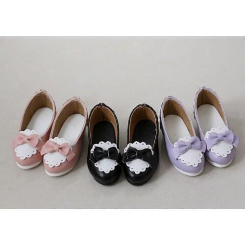 D01-P132 children handmade toy 1/3 1/4 Doll Accessories BJD/SD doll Sweet student maid shoes 1pair