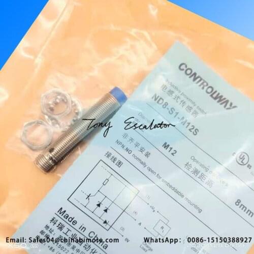 Elevadores Escaleras Escalators inductive proximity switch ND8-S3-M12S for Otis parts