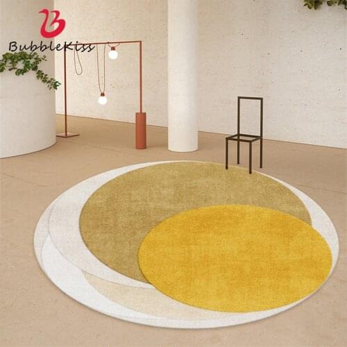 Bubble Kiss Round Carpets Nordic Modern Minimalist Living Room Bedroom Rugs Coffee Table Home Decoration Customized Floor Mats