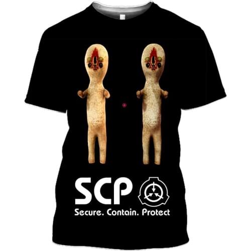 Newest Scp Foundation T-shirts Summer 3D Print Casual Streetwear Women Men Harajuku Short Sleeve Special Logo Tees Tops