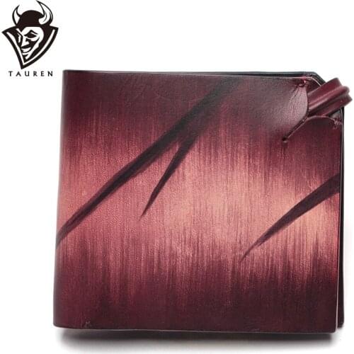 Limited Edition Collectors Leather Wallet Original Design Dip Dye Genuine Leather Wallet Card Holder Purse