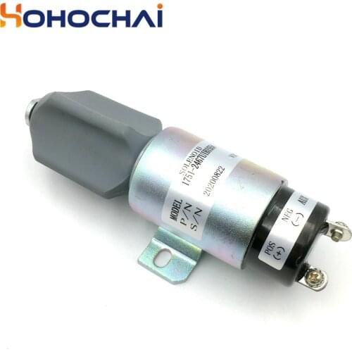 Excavator Flameout Switch 5I-7518 Applies to Mitsubishi S6K Engine Flameout Solenoid Valve 1751-2467UIBIS5A 12V/24V