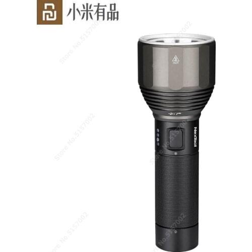 Youpin NexTool Rechargeable Flashlight 2000lm 380m 5 Modes IPX7 Waterproof LED Light Type-C Seaching Torch Camping Spotlight