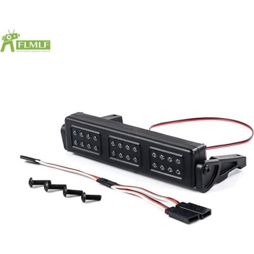 Plastic Roof LED Light Spotlight Kit Fit for 1/5 HPI ROVAN KM BAJA ROFUN BAHA 5T FT GT X-LT Rc Car Toys Games Parts