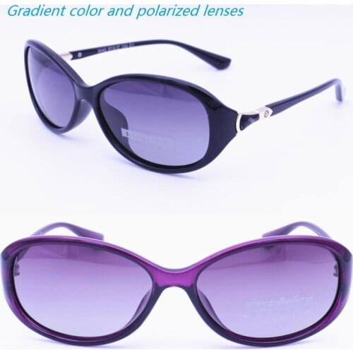 S3042 high quality UV400 polarized unique style outdoor gradient color light weight 2018 fashion sunglasses for women