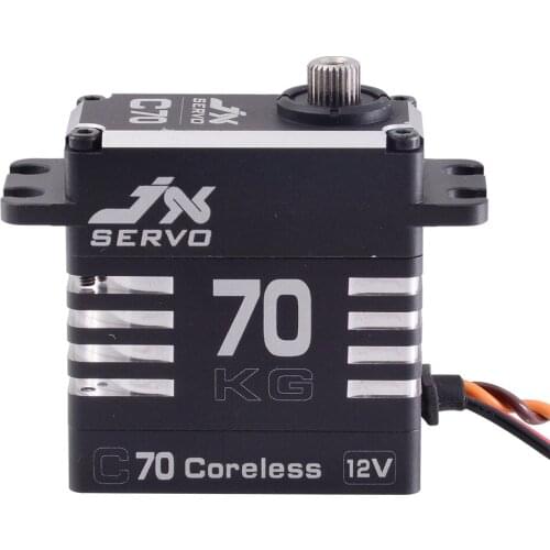 Rc Servo Jx C70 72Kg Coreless Servo14V 0.1Sec Steel Gear 180 Degree Full Cnc Shell for Rc Car Truck Robot Airplane Drone
