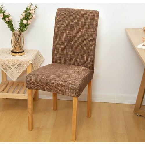 Spandex Dining Chair Cover Pastoral Print leisure elastic Chair cover for Kitchen living room Hotel Wedding banquet 1/2/4/6PCS