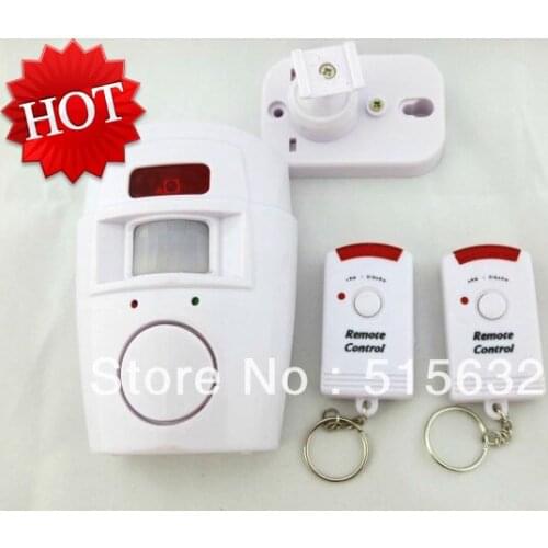 105dB Security Alarm Siren with IR Motion Detector and Dual Arm