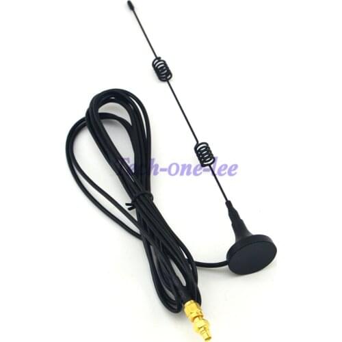 3.5DBi Gains 4g Antenna 698-960/1700-2700Mhz SMA Male Magnetic Base RG174 3M + SMA Female to MCX Male Straight Adapter