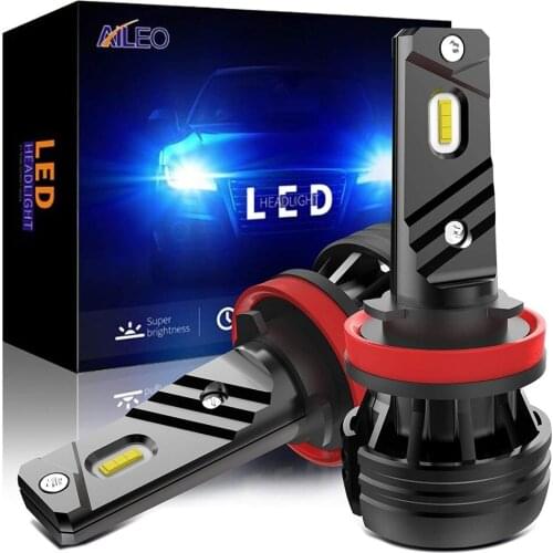 AILEO Car Headlight Bulbs 6500K White H11 H9 H8 H16(Japanese car) LED Conversie Kit Lichtgevende 60W 12000LM Fog light Auto lamp