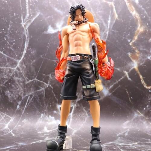 Animate One Piece Ace Fire Fist Fighting Action Figure Model Toys Of A Piece Portgas D. Ace Of Collectible Models Jumps Kid Gift