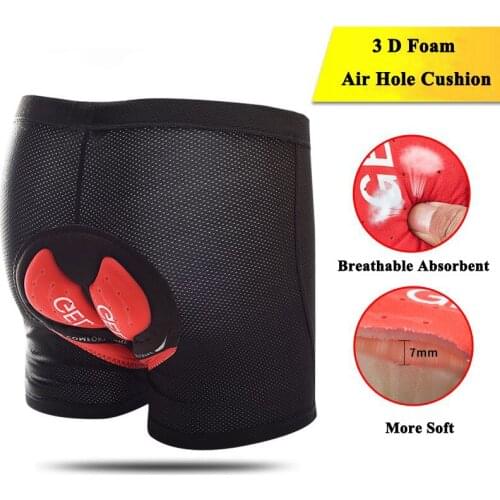 Breathable Cycling Shorts Mesh Mens Cycling Underwear 5D Gel Pad Shockproof Bicycle Underpant MTB Road Bike Underwear Shorts