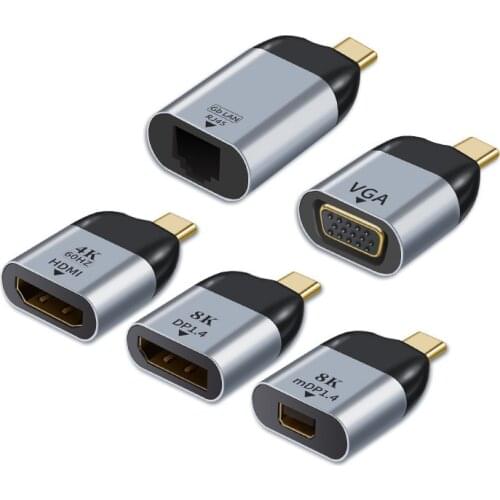USB C To HDMI-compatible Adapter USB Type C HDMI Cable 4K Converter For Samsung S10/S9 Huawei P30 For IPad Pro 2018 Type C To DP