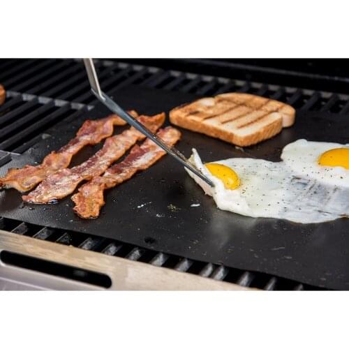 Grill Mat Non Stick Oven Reusable BBQ Baking Mat Outdoor Picnic Cooking Grilling Heat Resistance Hot selling Easily Pad Baking