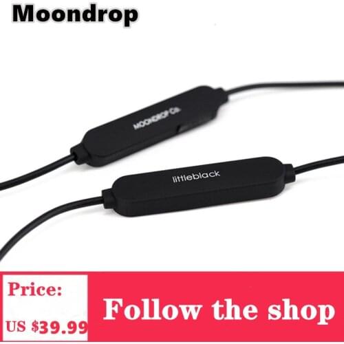 Moondrop Littleblack Bluetooth Cable 5.0 High Quality Bluetooth Cable support Aptx For Headphones