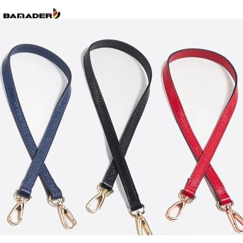 BAMADER Shoulder Strap New Leather Short Paragraph 55*1.2CM Ladies Handbag Shoulder Strap Women Bag Accessories Handle Bag Belt