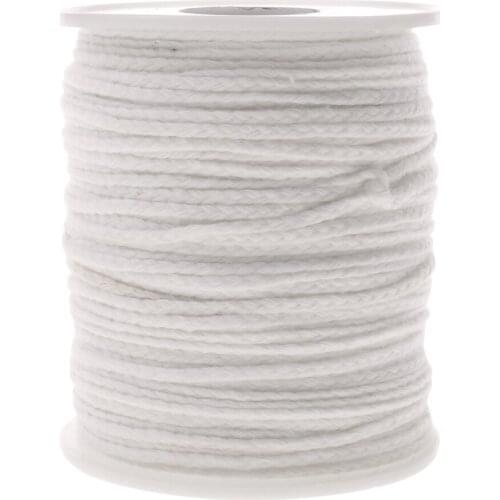 61m Organic Spool of Cotton Braid Candle Wick for DIY Candle Making Core