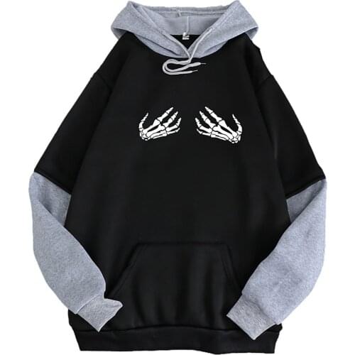 Print Kawaii Oversized Hoodie Long Sleeve Hoodies Women Print Sweatshirts Sudaderas Con Capucha Moletom Feminino Sweetshirts