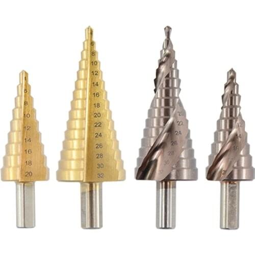 Triangular handle HSS co M35 pagoda bit Stepp cone cutter drill bit chamfer cutter stainless steel drill holes opener perforator
