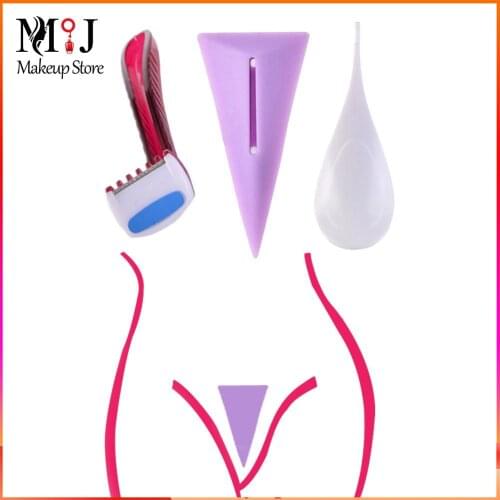 Women Bikini Dedicated Privates Shaving Stencil Sexy Female Pubic Hair Razor Intimate Shaping Tool