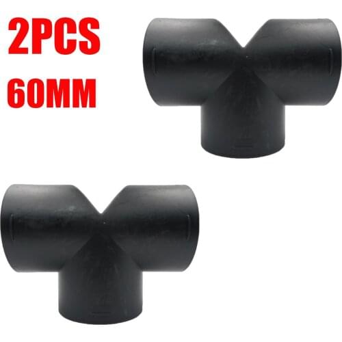 2PCS Air Vent Outlet Car Parking Heater Ducting T 60MM Piece Elbow Bend Pipe Exhaust Connector For Webasto Eberspaecher Diesel